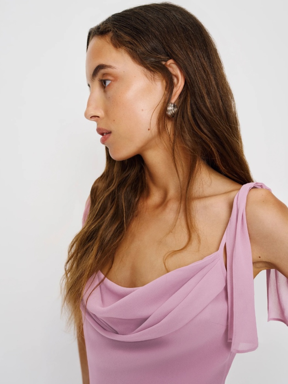 Reformation Dorsia Dress Pink - Size 4 - Picture 3 of 7